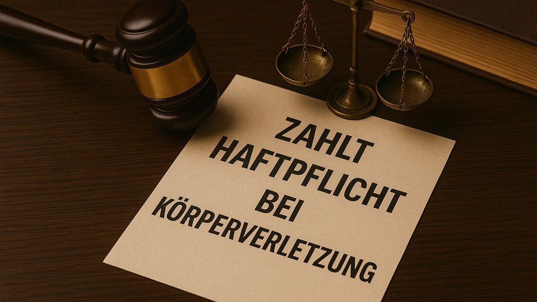 Zahlt Haftpflicht bei Körperverletzung?