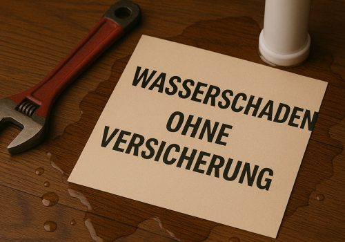 Wasserschaden ohne Versicherung