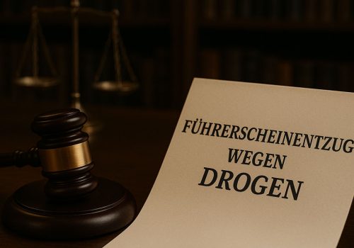 Führerscheinentzug Drogen