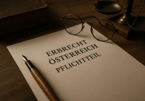 Erbrecht Österreich Pflichtteil